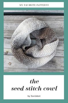 the seed stitch cowl book cover