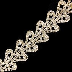 a tiara is shown on a black background