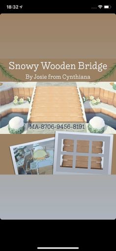 snowy wooden bridge by jose from cynthiana on the app store's website