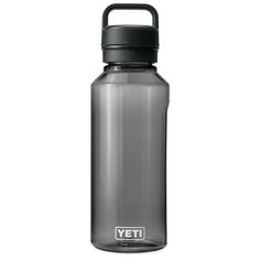 YETI Yonder 1.5L Water Bottle Charcoal Image 01 Pack Light, Carbonated Drinks, Plastic Bottle, Packing Light, Sea Foam, Recycled Plastic, Plastic Bottles, Plastic Water Bottle, Favorite Things List