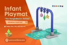 the inflatable playmat is designed to help children learn how to use it