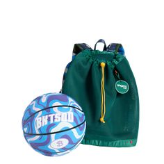 STATE Bags Kane Ball Bag Add On Green Front View With Prop Click to Zoom Green Bags With Removable Pouch For Outdoor Activities, Green Bags With Adjustable Strap For Outdoor Activities, Green Bag With Adjustable Strap For Outdoor Activities, Casual Sports Backpack, Practical Green Bag For Back To School, Casual Sports Standard Backpack, Functional Green Bags For Outdoor Activities, Sporty Green Everyday Bag, Functional Green Bags For School