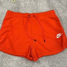 Questions? Leave A Comment Below! Brand New Without Tags. Red/Orange Color Orange Athletic Outfit, Sporty Orange Bottoms With Drawstring, Orange Short Bottoms For Loungewear, Orange Short Loungewear Bottoms, Orange Cotton Sports Bottoms, Orange Drawstring Bottoms For Loungewear, Casual Orange Bottoms With Drawstring, Casual Orange Drawstring Bottoms, Red Cotton Leisure Shorts