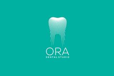 the logo for dental studio ora, which is designed to look like a tooth