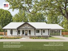 Harvest Farmstead Modern House Open Plan Design 84 X 30 3 Bed 2.5 Bath 2 Car Drawings Blueprints - Etsy Modern Black House, Open Plan Design, Custom Floor Plans, Lighting Layout, Hillside House, Open Living Area, Barn Style House, Modern House Plan