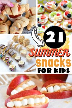 summer snacks for kids to make and eat