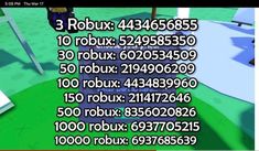 a computer screen with the words robuxx and robux in front of it