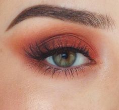 Orange Brown Eyeshadow, Eyeshadow Brown Eyes, Orange Eyeshadow Looks, Brown Eyeshadow Looks, Fall Eyeshadow Looks, Fall Eyeshadow, Pink Eyeshadow Look, Blue Eyeshadow Looks, Orange Eyeshadow