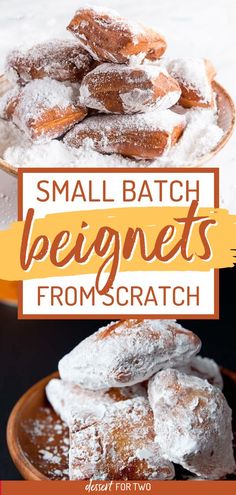 Beignets from Scratch, breakfast ideas, brunch party Easy Beignet Recipe, Beignets Recipe Easy, Homemade Beignets, How To Make Beignets, Fall Bread Recipes, Beignet Recipe, New Orleans Style