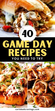 game day recipes you need to try