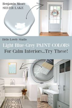 the light blue gray paint colors for calm interiors try these