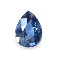 a blue diamond on a white background