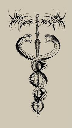 Cybersigilism Snake Tattoo, Psychotic Tattoo, Textured Tattoos, Back Tattoo Cybersigilism, Back Tattoo Snake, Gothic Tattoo Men, Snake Tattoo Back, Snake Back Tattoo, Snake Tattoos