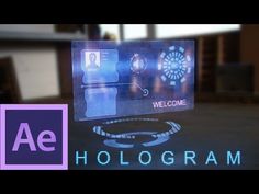 an image of a welcome sign with the word hologramam