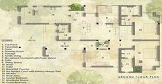 the ground plan for this house is very large and has three levels to each level