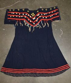 Blue Stroud - Beadwork, Shell, Hide. Plateau Woman's Dress. Buckskin Dress, American Indian Clothing, Shell Dress, Native American Moccasins, Native American Dress, Native American Children, Pixie Outfit, Native American Regalia, Wings Dress