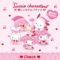 an image of hello kitty and her friends