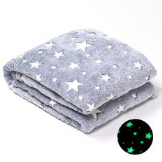 PRICES MAY VARY. ✅ PREMIUM QUALITY POLYESTER FLEECE - Our glow in the dark throw blanket is made with top-quality 300 GSM polyester fleece to keep you warm and comfortable anytime and anywhere. ✅ LONG LASTING GLOW - Our fleece blanket contains top of the line phosphor material (glowing effect material) to provide the best and brightest glow we can offer. A quick 20-minute exposure to sunlight will keep the stars shining bright all night long! ✅ A NIGHTTIME WARRIOR - Our kids throw blanket is the Night Sky Baby Blanket, Glow Blanket, Galaxy Blanket, Glow Stars, Grey Home, Star Blanket, People Clothes, Cozy Interior, Space And Astronomy