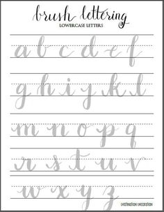 an upper and lowercase handwriting worksheet with cursive writing