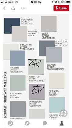 the color scheme for different shades of gray and white, with text that says it is not