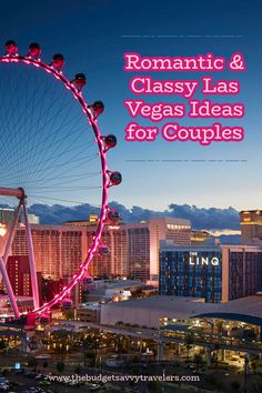 Plan the perfect classy getaway in Las Vegas for couples! 💕 From romantic dining and luxurious spas to stylish nightlife and scenic spots, discover the best ways to elevate your Vegas experience. Whether celebrating an anniversary or planning a romantic escape, this guide is your key to unforgettable moments. Save this pin for ultimate couple goals in Las Vegas! 🌟 

#LasVegasCouples #RomanticVegas #LuxuryTravel #CouplesGetaway #TravelIdeas"