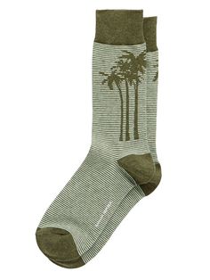 A soft sock in a breathable stretch-cotton blend with rib-knit openings and angled toe seams for a better, more comfortable fit.  Fits men's shoe sizes 8-12. Casual Lightweight Comfortable Socks, Green Mid-calf Casual Socks, Casual Green Mid-calf Socks, Green Summer Socks, Casual Mid-calf Green Socks, Green Cotton Summer Socks, Comfortable Casual Ribbed Socks, Comfortable Ribbed Casual Socks, Comfortable Casual Mid-calf Socks