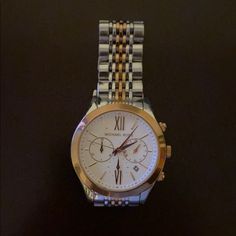 This Is A Slightly Used, Nice Condition, Michael Kors Women’a Watch. Michael Kors Accessories, Michael Kors Watch, Gold Watch, Accessories Watches, Silver Gold, Michael Kors, Women Accessories, Silver, Gold