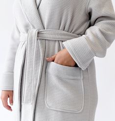 Wrap yourself in spa-like luxury with our Waffle Bath Robe. Featuring dual-sided texture, the ultra-absorbent outer waffle weave is balanced out by the inner softness of ribbed terry. With an adjustable tie waist, large front-facing pockets for extra storage, and hidden shoulder buttons for attaching our Waffle Hair Towel, this robe is soon to be your new favorite part of getting ready. Ceiling Fan Shades, Silk Comforter, Oprahs Favorite Things, Bamboo Pajamas, Kids Headboard, Best Pajamas, Hair Towel, Soft Clothes, Waffle Weave