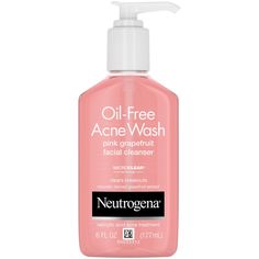 Face Wash Diy, Oil Free Acne Wash, Diy Face Wash, Natural Facial Cleanser, Acne Medicine, Salicylic Acid Cleanser, Neutrogena Oil, Cleanser For Sensitive Skin, Chesty Cough