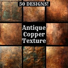 an image of antique copper textures