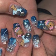 Blue , ocean , tan , hello kitty , nails , trending , hawaii , coffin.  Ballerina , coquette , y2k Tan Hello Kitty, Ballerina Coquette, Hawaii Nails, Ocean Nails, Kitty Nails, Nails Trending, Tropical Nails, Coquette Y2k, Hello Kitty Nails