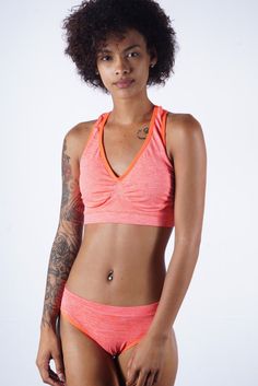 Nighttime Lover jersey bra & knicker set, orange Stretch Orange Sports Bra, Sporty Bra For Loungewear, Stretch Bra-friendly Sleepwear For Loungewear, V-neck Stretch Bra For Loungewear, Stretch V-neck Bra For Loungewear, Orange Fitted Activewear For Loungewear, Luxe Loungewear, Goddess Braids Hairstyles, Anatomy Poses