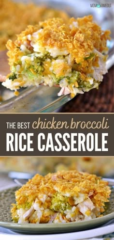 the best chicken broccoli rice casserole is made with only three ingredients