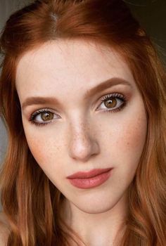 Redheads With Brown Eyes, Ginger Makeup, Wedding Makeup Redhead, Red Hair Brown Eyes, Make Up Sposa, Red Hair Makeup, Wedding Hairstyles And Makeup, Redhead Makeup, Wedding Makeup For Brown Eyes