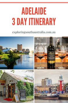 the three day itinerary includes wine, food and sights to explore in australia