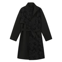 48976342090016|48976342122784|48976342155552 Genderless Fashion, Loose Coat, Loose Coats, Suit Shoes, Casual Outerwear, Floral Jacquard, Daily Style, Blue Sweaters, Long Coat