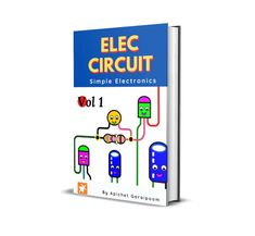 an electronic book with the title'electric circuit simple electronics vol 1'on it