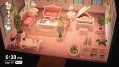 an image of a doll house with furniture