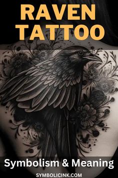 Raven Tattoo Meaning And Symbolism Thought And Memory Ravens Tattoo, Raven Or Crow Tattoo, Raven And Flowers Tattoo, Raven Tattoo On Back, Raven Sleeve Tattoos For Women, Raven Rib Tattoo, Double Raven Tattoo, Raven Back Tattoo Women, Delicate Raven Tattoo