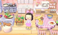 #acnl Interior Design Kitchen Contemporary, Kitchen Goals, Bubble Shooter, Pocket Camp