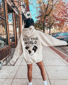 Go and See The World Hoodie, Hoodie With Words On Back, Womens Trendy Sweatshirt, Sorority Hoodies, Retro Aesthetic Hoodie, D6021 H O W  TO  O R D E R 1️⃣Please, check and review all the photos. 2️⃣ Choose your T-shirt size and color. 🔵Different styles of shirts may have different shades of same color choice due to different manufacturer brands. 🔵For this reason, we recommend you to match shirts from the same styles if you want precisely matching colors (ex. Unisex, V-necks, Toddler, etc.). 3️ Preppy Tee, Class Outfit, V Neck Shirts, Aesthetic Hoodie, Religious Shirt, Christian Sweatshirt, Daughters Of The King, Hem Design, Youth Hoodies