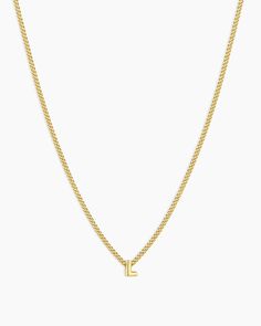 This gold-plated Wilder Mini Alphabet Necklace is a dainty layer with big meaning. Choose the initial that is special to you and add extra meaning to your everyday layer. This adjustable, alphabet design is a timeless piece that can be worn solo or alongside your favorite necklaces. Wilder Mini Alphabet Necklace in Gold/L, Women's by gorjana Alphabet Necklace, Initial Necklace Gold, Alphabet Design, 14k Gold Necklace, Gold Plated Necklace, School Items, Initial Necklace, Timeless Pieces, Your Style