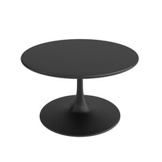 an image of a black table on a white background in the style of knoll