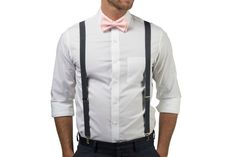 This stylish LIGHT PINK BOW TIE & LIGHT PINK POCKET SQUARE are great for so many occasions!BABY (6 - 18 mo):~ Bow - 2.5 x 3"~ Neck strap - 15" long; made with velcro closure~ Pocket square - made out of the same fabric, 6 x 6"BOY (18 mo - 12 yrs):~ Bow - 2.5 x 3.5"~ Neck strap - 17" long; made with length adjuster and hook~ Pocket square - made out of the same fabric, 6 x 6"ADULT:~ Bow - 3 x 4.5"~ Neck strap - 25" long; made with length adjuster and hook~ Pocket square - made out of the same fab Royal Blue Bow Tie, Teal Bow Tie, Navy Bow Tie, Burgundy Bow Tie, Grey Suspenders, Grey Bow Tie, Yellow Bow Tie, Purple Bow Tie, Polka Dot Bow Tie