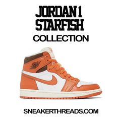 Sneaker shirts to match your Jordan Retro 1 OG starfish | sneaker outfits. Sneaker Threads Money Mike Sneaker Tees Made of 100% pre-shrunk cotton. Fits true to size. *You may refer to size chart for correct measurements.* SHOP ALL STARFISH 1 TEES - CLICK HERE Jordan 1 Starfish, Money Mike, Ems Shirts, Kids Jordan, Sneaker Outfits, Orange Sneakers, Bear Jacket, Jordan Retro 1, Sneaker Tee