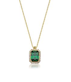 14K SOLID YELLOW GOLD EMERALD SOLITAIRE NECKLACE Here is a beautiful and simple, yet classy 14k Solid Yellow Gold lab created Emerald Necklace w/ CZ. This is 14k Solid Gold. (We do not sell filled or plated jewelry) Perfect for everyday use.Necklace Length : 17 inches / 42.5cmPendant Height : 12.50mmPendant Width : 8mm---Absolutely stunning. Comes in a gift box. Luxury Gold Emerald-cut Solitaire Necklace, Luxury Yellow Gold Emerald-cut Solitaire Necklace, Faceted Gold Emerald Necklace Gift, Green Emerald-cut Birthstone Necklace, Wedding Band Guide, 14k Yellow Gold Emerald-cut Emerald Necklace, Star Wedding Band, Emerald Cut Solitaire, Handmade Wedding Band