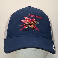 #ExxonMobil #Oil #Gas #Employee Hat #Nike Baseball Cap Dad Hats Blue White Mesh Stretch Fit Sports Caps S/M Cool Gifts For Men T36 F1023 #ExxonHat #MobilHat #ExxonMobilHat #OilHat #GasHat #HorseHat #TigerHat #TruckerHat #Snapback #BaseballCap #BaseballHat #SnapbackHat #Snapbacks #Hats #Cap #Hat #VintageTruckerHat #MensHats #HatsForMen #SportsHat #DadHat #GiftsForMen #GiftsForDad #GiftsForHim #DadHats #DadCap #DadCaps #HatsForMen #MensHats #MensCaps #MensHat #Gift #Gifts #FathersDayGifts Nike Baseball Cap, Nike Hat, Oil Gas