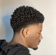 Low Fade Curly Hair