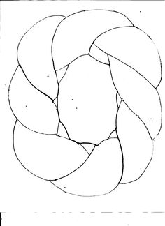 an image of a circular object in the shape of a circle, with lines drawn across it