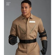 a man dressed in a star wars uniform